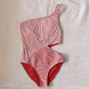 Seafolly One Shoulder Cut-Out Swimsuit